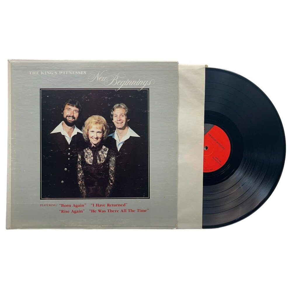 The King's Witnesses New Beginnings Vinyl LP Religious Christian Ripcord
